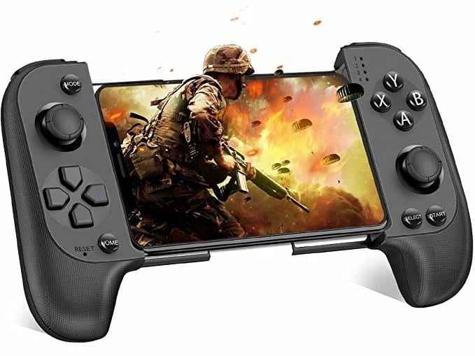 Геймпад для пабг. Компактный геймпад для Android. Игровая консоль - 2.4g Wireless Controller Gamepad (Black). Геймпад для андроид смартфона для World of Tanks.